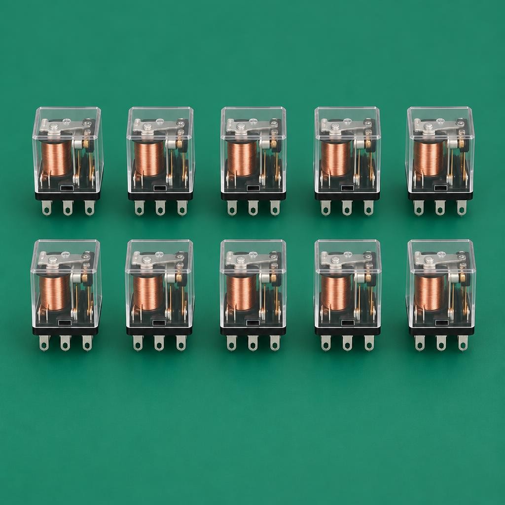 Lot de 10 relais électromécaniques 12 V