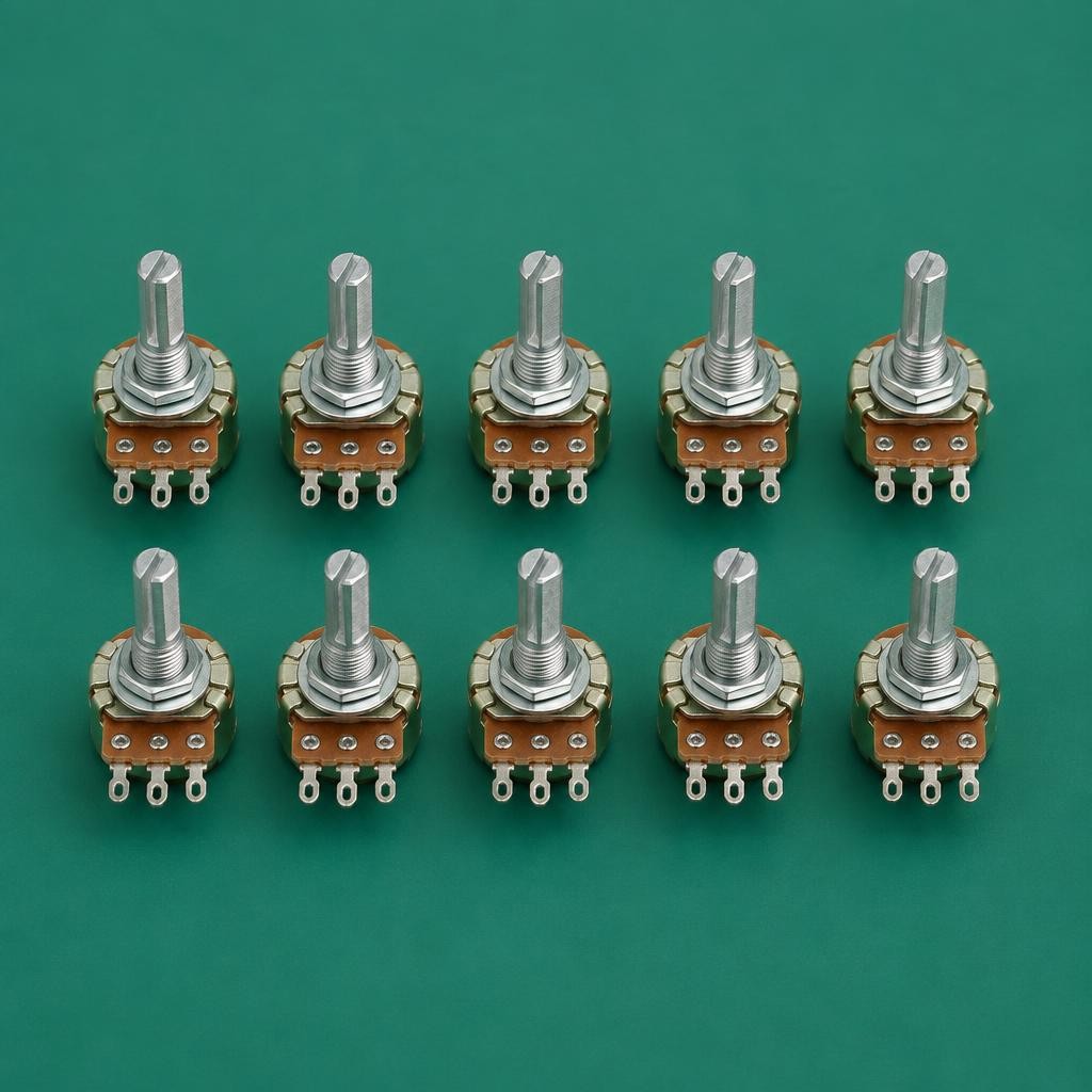Lot de 10 potentiomètres rotatifs